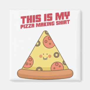 Imán Esta Es Mi Pizza Haciendo Corazón De Camisas
