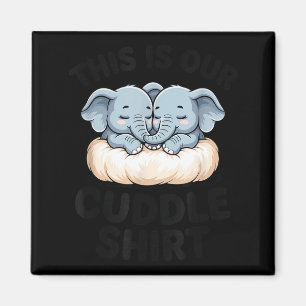 Imán Esta Es Nuestra Camiseta De Abrazos Pareja De Elef