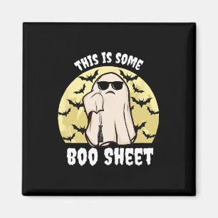 Imán Esta Es Una Hoja De Bote De Fantasma De Halloween