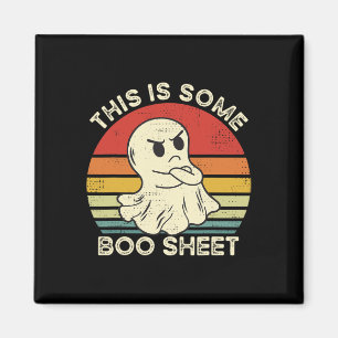Imán Esta Es Una Hoja De Bote Fun Ghost Retro Halloween