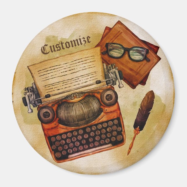 Imán Está Escrito Vintage (Frente)