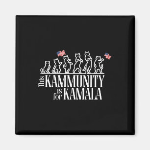 Imán Esta Kamunidad Es Para Kamala Patriótica Gatos Ame