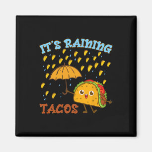 Imán Está Lloviendo Tacos Cinco De Mayo Divertido Niño