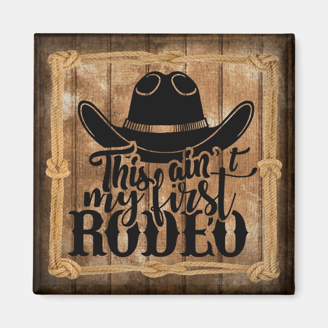 Imán Esta no es mi primera cita de rodeo (Frente)