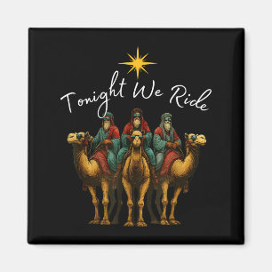 Imán Esta Noche Cabalgamos Navidad, 3 Reyes Magos, Cris