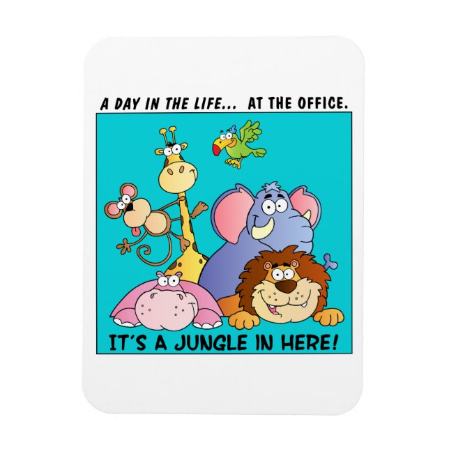 Imán Esta oficina es una jungla (Vertical)