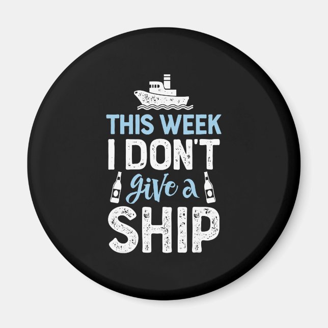 Imán Esta semana no doy vacaciones a un crucero (Frente)