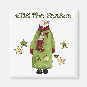 Imán Esta temporada: Camisetas y regalos de Snowman