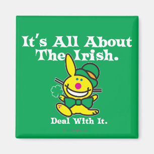 Imán Está todo sobre el irlandés (el verde)