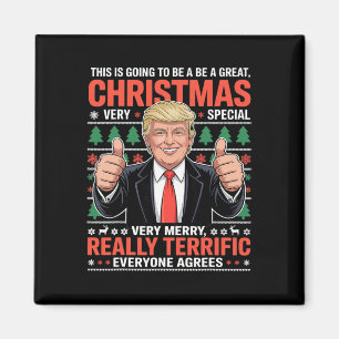 Imán Esta va a ser una gran Navidad Trump Feo