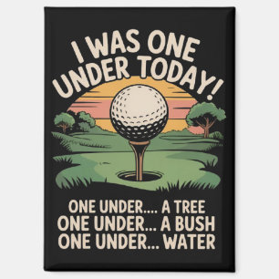 Imán Estaba uno bajo par hoy Amante del golf Golfista J