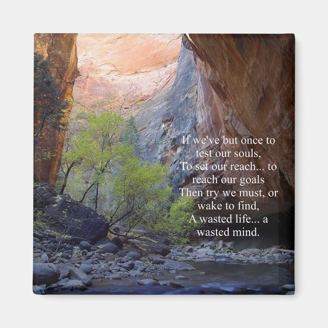 Imán Establecimiento de objetivos Inspiradores (Frente)