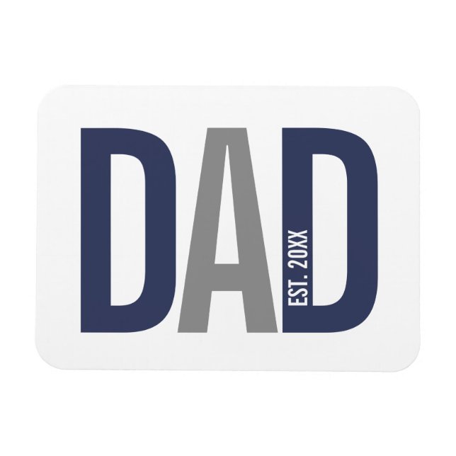 Imán Establecimiento de un padre moderno con personalid (Horizontal)
