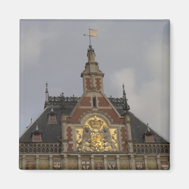 Imán Estación Central, Amsterdam (Frente)