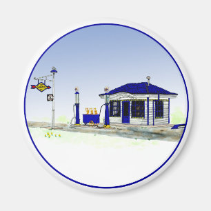 Imán Estación de aceite de Sun