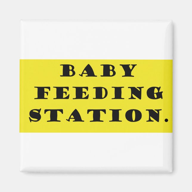 Imán Estación de alimentación para bebés (Frente)