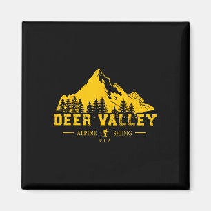 Imán Estación De Esquí Alpino De Deer Valley Utah Usa S