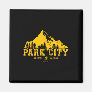 Imán Estación De Esquí Alpino De Park City Utah Eeuu