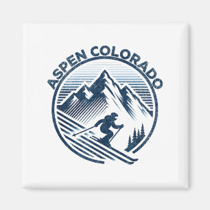 Imán Estación de esquí Aspen colorado esquí de invierno