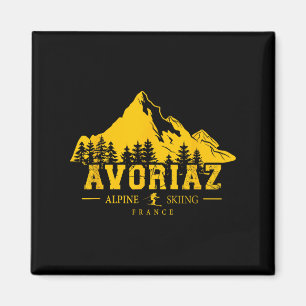 Imán Estación de esquí Avoriaz Francia Esquí alpino Alp