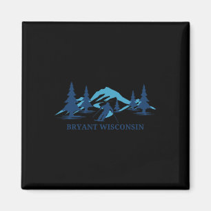 Imán Estación de esquí Bryant Wisconsin