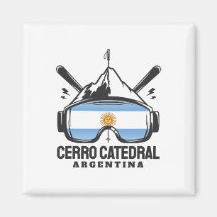 Imán Estación de esquí Cerro Catedral Argentina Esquí R