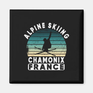 Imán Estación de esquí Chamonix Francia Esquí alpino Fr