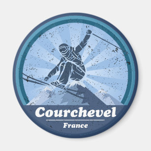 Imán Estación de esquí Courchevel - Skieur