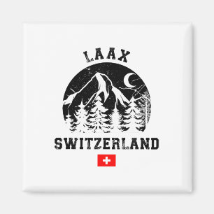 Imán Estación de esquí de Laax Suiza Alpes esquí alpino