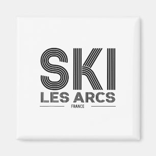 Imán Estación de esquí de Les Arcs Francia Alpes la sop