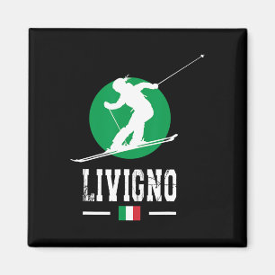 Imán Estación de esquí de Livigno Italia Alpes Souve de