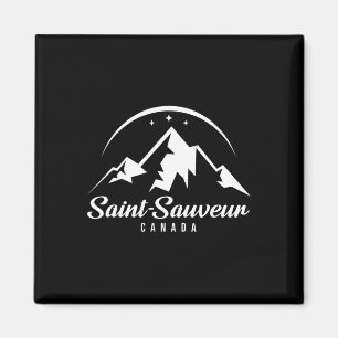 Imán Estación de esquí de Saint-sauveur Canadá Esquí Sn