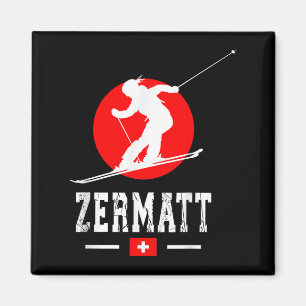 Imán Estación de esquí de Zermatt Alpes Montañas suizas