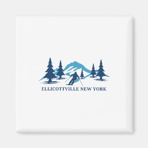 Imán Estación de esquí Ellicottville Nueva York Esquí E