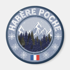 Imán Estación de esquí Habère Poche