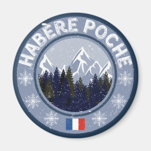 Imán Estación de esquí Habère Poche