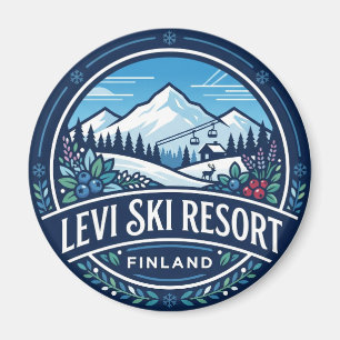 Imán Estación de Esquí Levi Finlandia