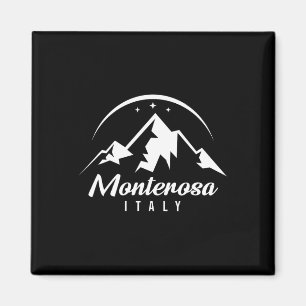 Imán Estación de esquí Monterosa Italy Esquí Snowboard 
