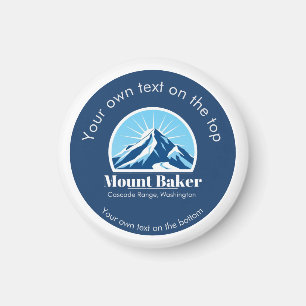 Imán Estación de esquí Mount Baker Cascade Washington