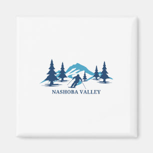 Imán Estación de esquí Nashoba Valley Machusetts esquia