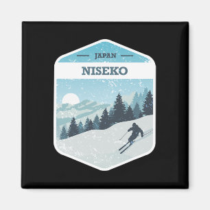 Imán Estación de esquí Niseko Japón Isla Hokkaido Snowb