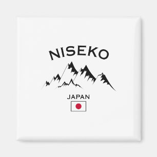 Imán Estación de esquí Niseko Japón Montaña Hokkaido Ja