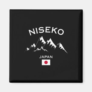 Imán Estación de esquí Niseko Japón Montaña Hokkaido Ja