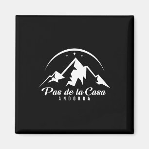Imán Estación de esquí Pas De La Casa Andorra Esquí Sno