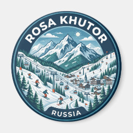 Imán Estación de esquí Rosa Khutor Rusia