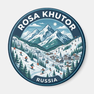 Imán Estación de esquí Rosa Khutor Rusia
