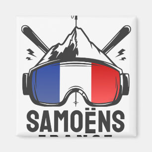 Imán Estación de Esquí Samoëns Grand Mif Francia Esquí 