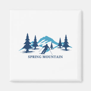 Imán Estación de esquí Spring Mountain Pennsylvania Ski