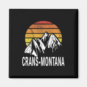 Imán Estación de esquí Suiza Crans-montana Alpes Suiza 