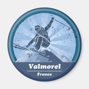 Imán Estación de esquí Valmorel - Skieur